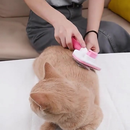 Escova Pente Plástico Ferro Para Pentear e Remover Tirar Pelos Dos Pets Cães E Gatos