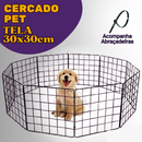 Tela Aramada Modular para Cercado Pet 30x30cm com Abraçadeiras