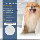 Kit 10 Toalhas Banho Petshot - Banho e Tosa - Cachorro e Gato 100% Algodão
