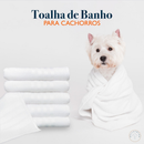 Kit 10 Toalhas Banho Petshot - Banho e Tosa - Cachorro e Gato 100% Algodão