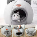 Caminha Casa Tenda Luxo Pet Toca Ninho Pelúcia Gatos Cães