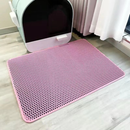 Tapete Higiênico para Caixa de Areia de Gatos Anti Sujeira Coletor Antideparrante 55x75