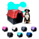 Casinha de Cachorro Grande e Medio Porte N6 Desmontavel Casa Plastica com Proteção UV Resistente