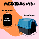Casinha de Cachorro Grande e Medio Porte N6 Desmontavel Casa Plastica com Proteção UV Resistente