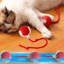 Bola Brinquedos De Rolamento Automático Cauda Do Falso Recarregável Bola Inteligente Gato Interativo