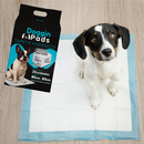 Kit 4 Tapete Higiênico para Cachorro Doggin Pads 80 x 60 cm - 120 Unidades