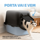 Caixa Areia Fechada Banheiro Toalete Sanitário Gato Antiodor Durapets