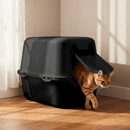 Caixa de Areia Fechada para Gatos Antiodor Premium.