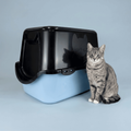 Caixa de Areia Fechada para Gatos Antiodor Premium.