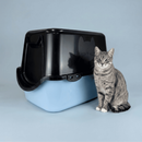 Caixa de Areia Fechada para Gatos Antiodor Premium.