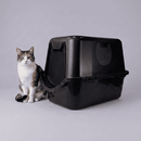Caixa de Areia Fechada para Gatos Antiodor Premium.