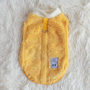 Roupas Para Animais De Estimação Colete Fofo De Outono E Inverno Cães Gatos De Fivela De Reboque Com Padrão De Urso