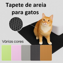Tapete Higiênico para Caixa de Areia de Gatos Anti Sujeira Coletor Antideparrante 55x75